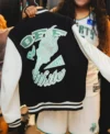 WNBA New York Liberty Varsity Jacket Back
