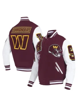 Washington Commanders Wool Varsity Jacket