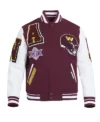 Washington Commanders Wool Varsity Jacket Front