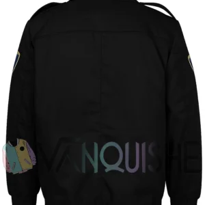 Wednesday S01 Sheriff Black Jacket back