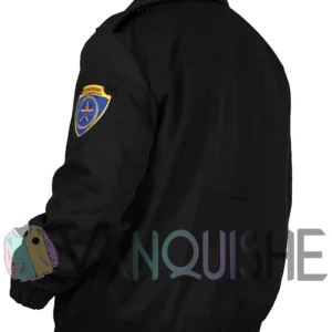 Wednesday S01 Sheriff Black Jacket left back