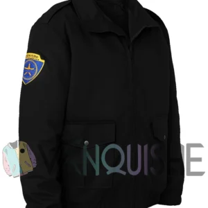 Wednesday S01 Sheriff Black Jacket right