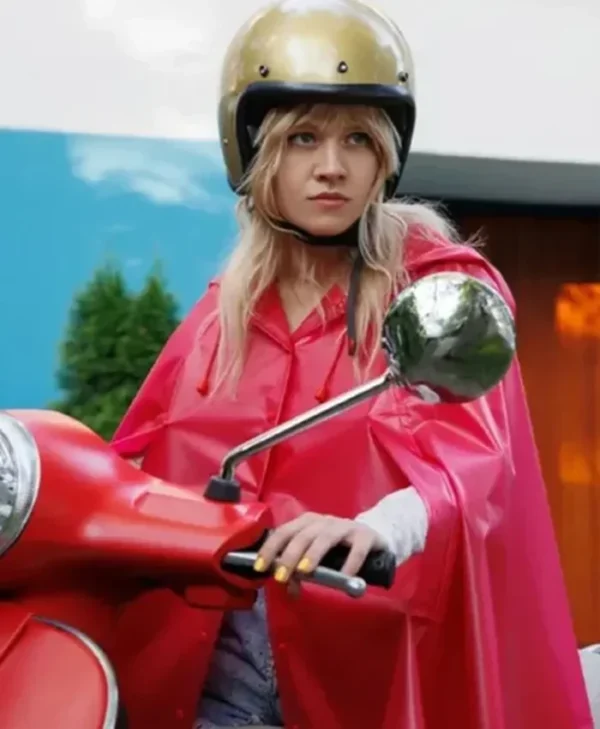 Wheres Wanda 2024 Lea Drinda Pink Cape Coat