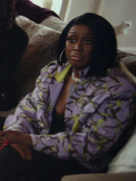 Wicked City S03 Chanel Mack Purple Embroidered Jacket