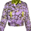 Wicked City S03 Chanel Mack Purple Embroidered Jacket For Sale
