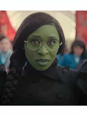 Wicked Cynthia Erivo Black Coat