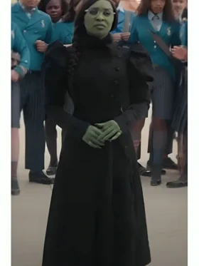 Wicked Cynthia Erivo Black Coat Purchase