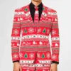 Winter Wonderland Printed Style Mens Suit