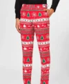 Winter Wonderland Printed Style Mens Suit Trouser