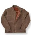 Yellowstone S05 Kayce Dutton Suede Leather Jacket For Sale