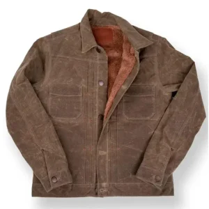 Yellowstone S05 Kayce Dutton Suede Leather Jacket For Sale