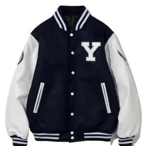 Yonsei University Letterman Varsity Jacket Front