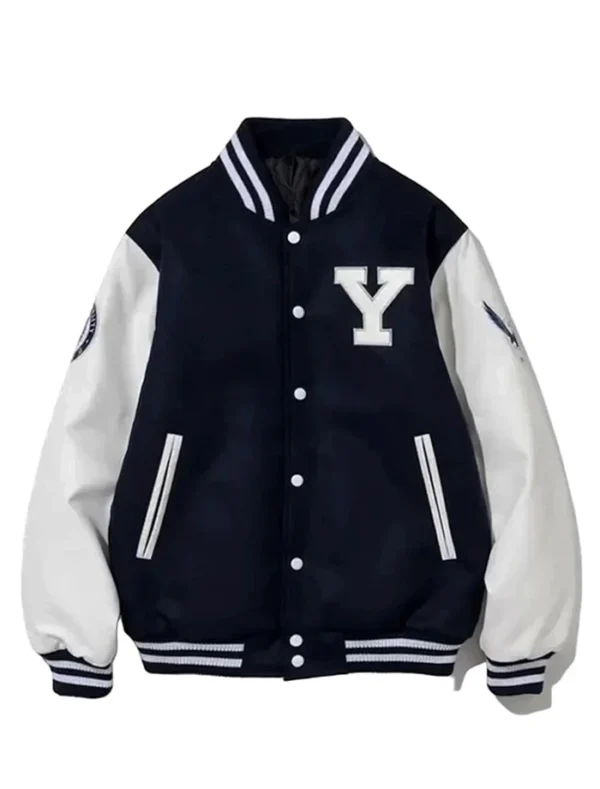 Yonsei University Letterman Varsity Jacket Front