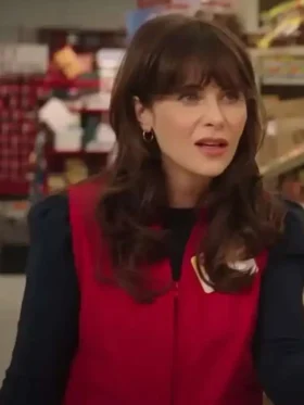 Zooey Deschanel Harold and the Purple Crayon Red Vest