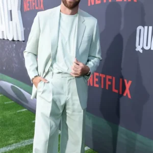 travis kelce mint green suit