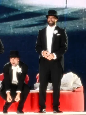 travis kelce suit taylor swift Front