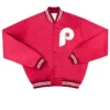 1980s Philadelphia Phillies Varsity Satin Jacket