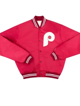 1980s Philadelphia Phillies Varsity Satin Jacket