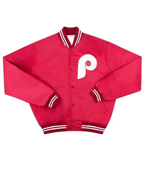 1980s Philadelphia Phillies Varsity Satin Jacket