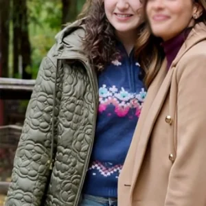 A Dance in the Snow Jenny Green Puffer Jacket