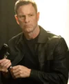 Aaron Eckhart Classified Black Leather Jacket For Sale