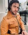 Aaron Taylor Johnson Leather Jacket For Men