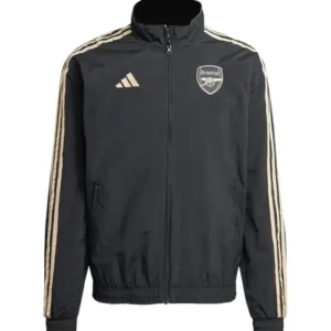 Adidas Men Arsenal Fc Ian Wright Anthem Black Jacket