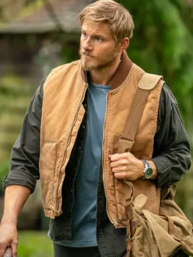 Alexander Ludwig Earth Abides Brown Vest