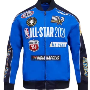 All Star Game 2024 Royal Blue Cotton Jacket