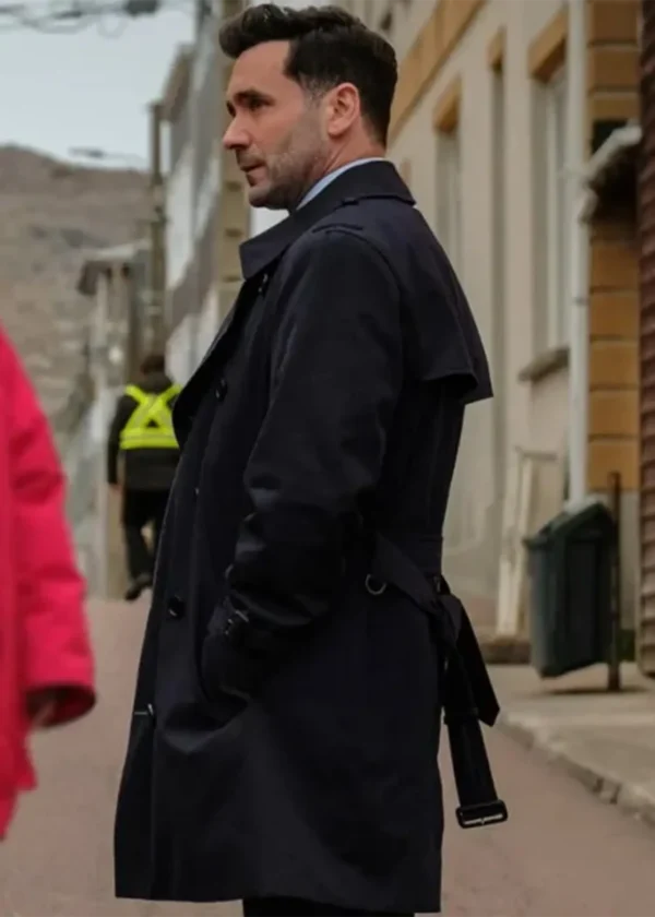 Allan Hawco Saint Pierre S01 Wool Coat