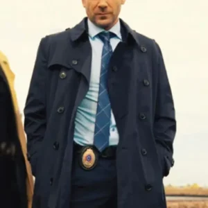 Allan Hawco Saint Pierre S01 Wool Coat For Men