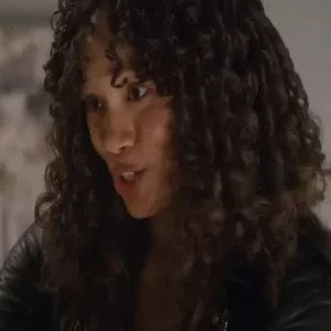 Amanda Tavarez Lick Black Leather Jacket For Women