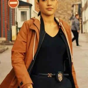 Arch Saint Pierre Brown Hooded Coat For Sale