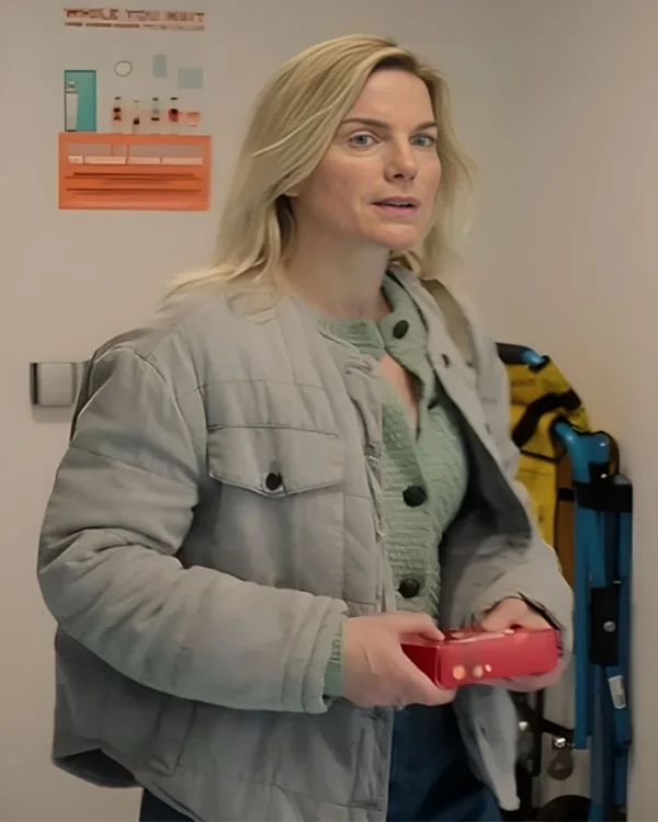 Bad Sisters S02 Eva Birthistle Quilted Jacket