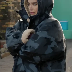 Bad Sisters S02 Eve Hewson Camo Robe Jacket