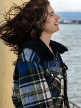 Bad Sisters S02 Eve Hewson Checked Jacket For Sale