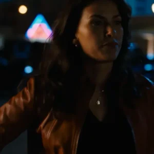 Billie Matalon Tracker S02 Brown Leather Jacket