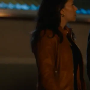 Billie Matalon Tracker S02 Brown Leather Jacket For Sale