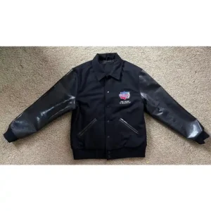 Black NCA Letterman Varsity Jacket