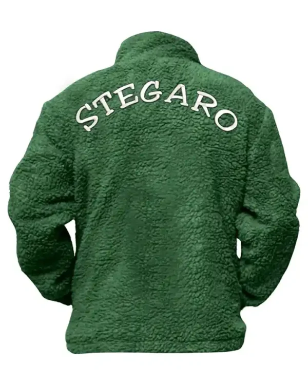 Brandstetter Green Fur Stegaro Jacket Back