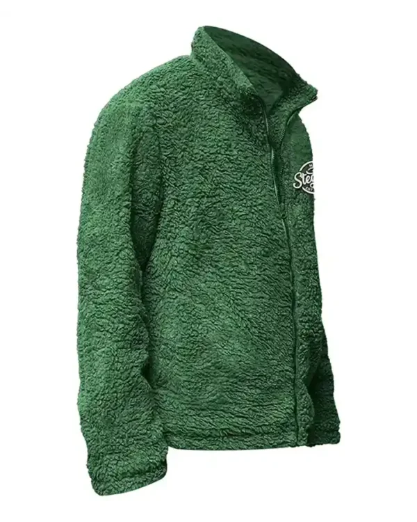 Brandstetter Green Fur Stegaro Jacket Side Look