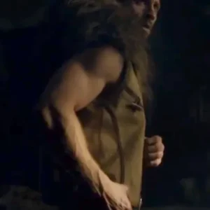 Buy Aaron Taylor Johnson Kraven the Hunter Brown Fur Vest