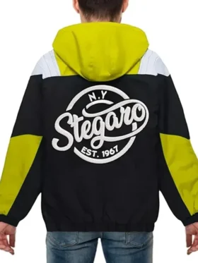 Buy Ostrich Stegaro Yellow And Black Jacket Back