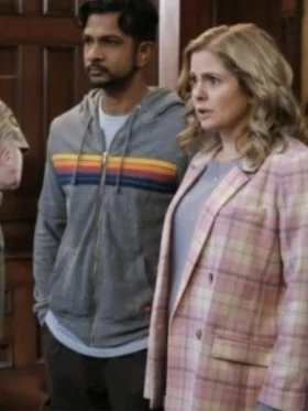 Buy Sam Ghosts US Pink Plaid Blazer