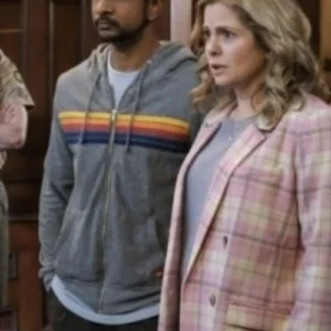 Buy Sam Ghosts US Pink Plaid Blazer