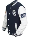 Buy Winston Navy Blue American Football Stegaro Varsity Jacket
