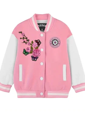 Camille Blossom Stegaro Varsity Jacket