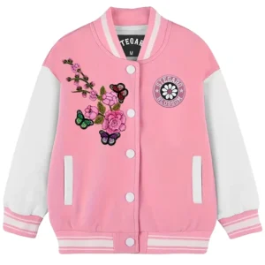 Camille Blossom Stegaro Varsity Jacket