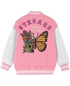 Camille Blossom Stegaro Varsity Jacket Back