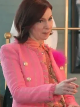 Carrie Preston Elsbeth S02 Pink Tweed Jacket